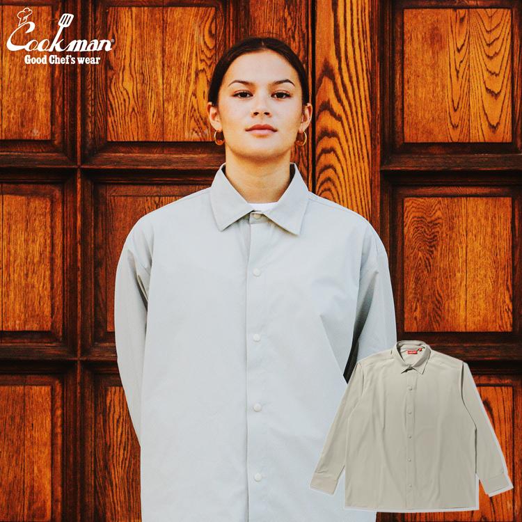 COOKMAN（クックマン） Work Shirts Long Sleeve Beige ワークシャツ