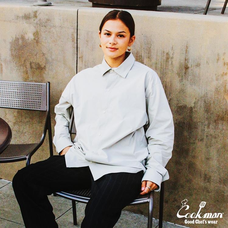 COOKMAN（クックマン） Work Shirts Long Sleeve Beige ワークシャツ