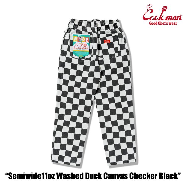 COOKMAN（クックマン） Chef Pants Semiwide 11oz Washed Duck Canvas