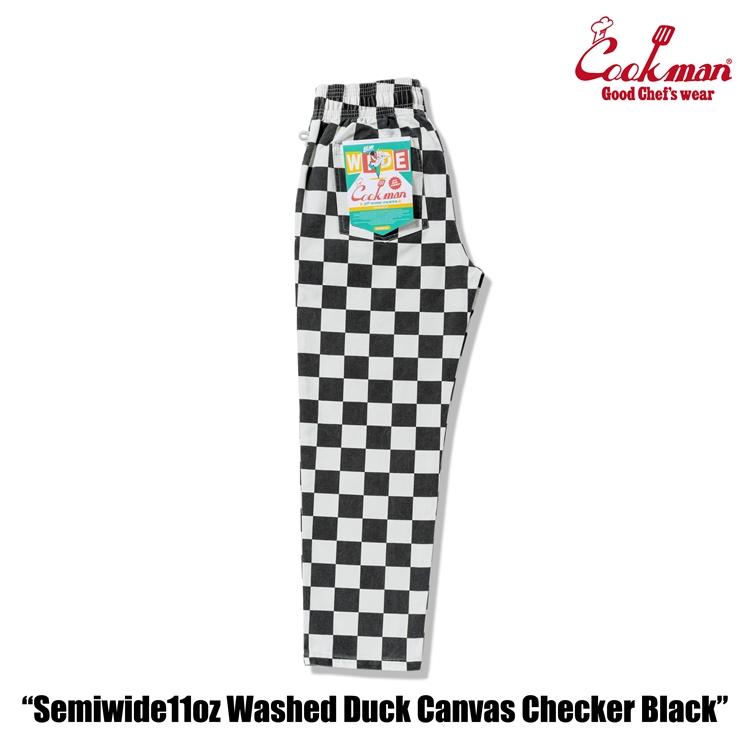 COOKMAN（クックマン） Chef Pants Semiwide 11oz Washed Duck Canvas