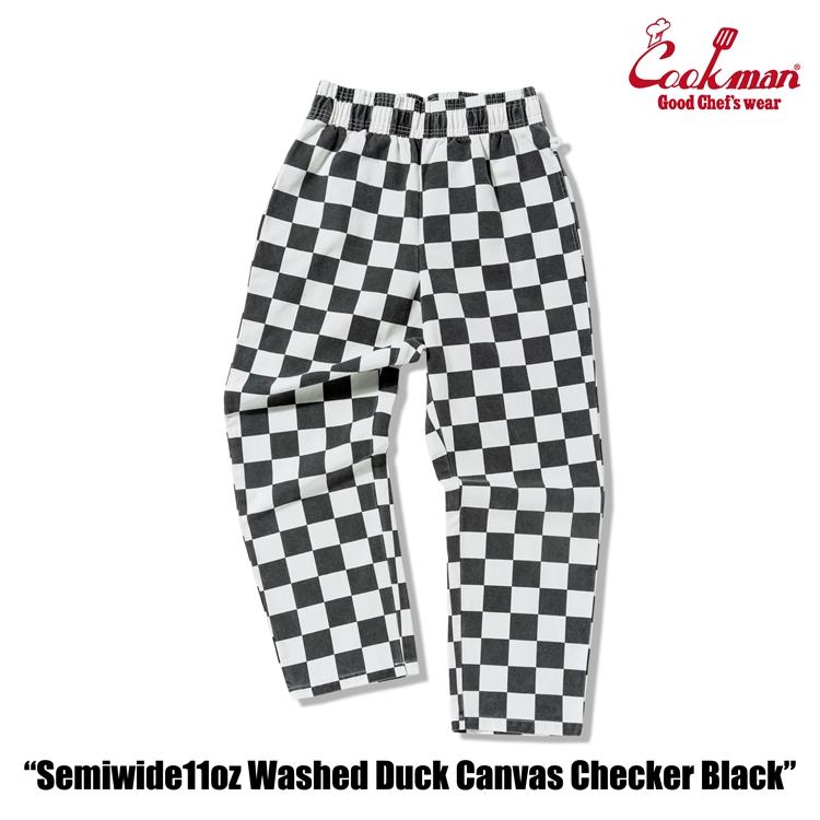 COOKMAN（クックマン） Chef Pants Semiwide 11oz Washed Duck Canvas