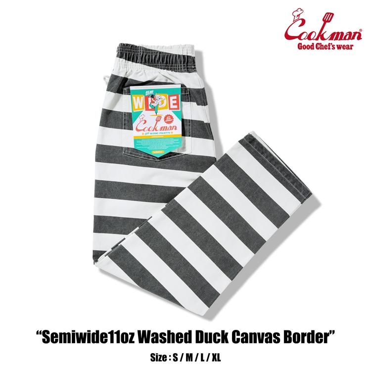 COOKMAN（クックマン） Chef Pants Semiwide11oz Washed Duck Canvas