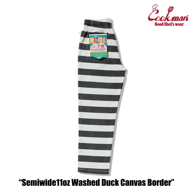 COOKMAN（クックマン） Chef Pants Semiwide11oz Washed Duck Canvas