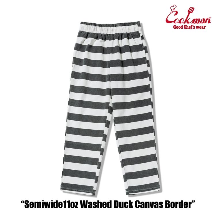 COOKMAN（クックマン） Chef Pants Semiwide11oz Washed Duck Canvas