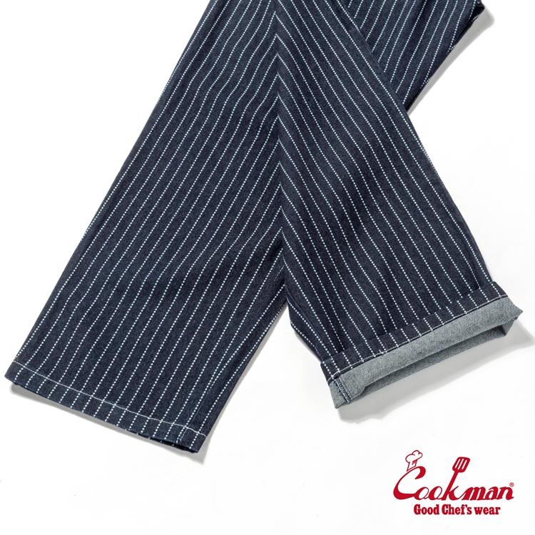 COOKMAN（クックマン） Chef Pants Semiwide Wabash Denim Navy シェフ