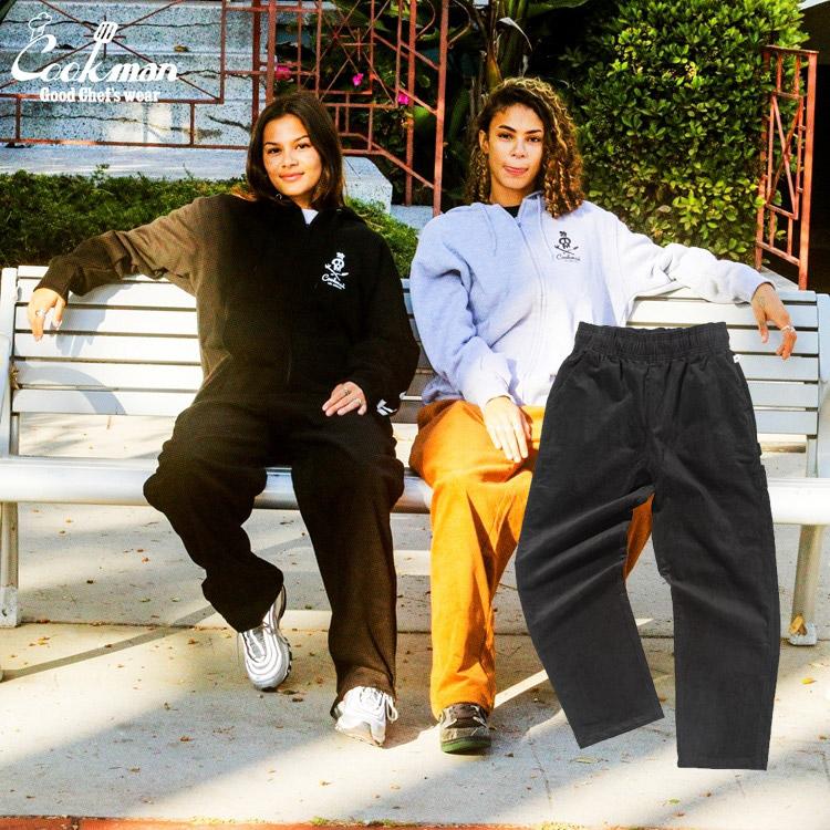 COOKMAN（クックマン） Carpenter's Pants Corduroy Black