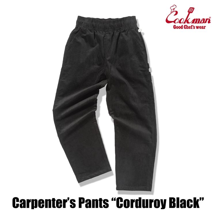 Cookman 上下セットアップ 黒 M 美品 定価17,930 COOKMAN（クックマン） Chef Pants Velvet Black シェフパンツ