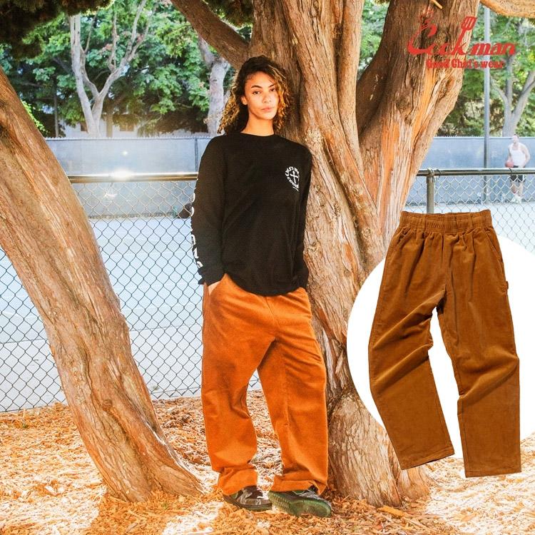 COOKMAN（クックマン） Carpenter's Pants Corduroy Brown