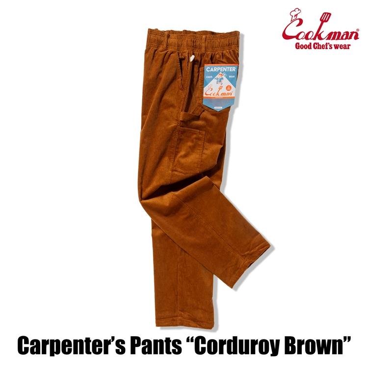 COOKMAN（クックマン） Carpenter's Pants Corduroy Brown