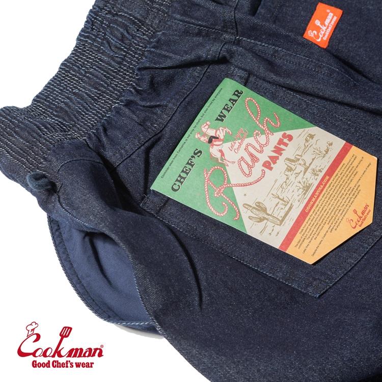 COOKMAN（クックマン） Ranch Pants Denim Navy ランチパンツ デニム
