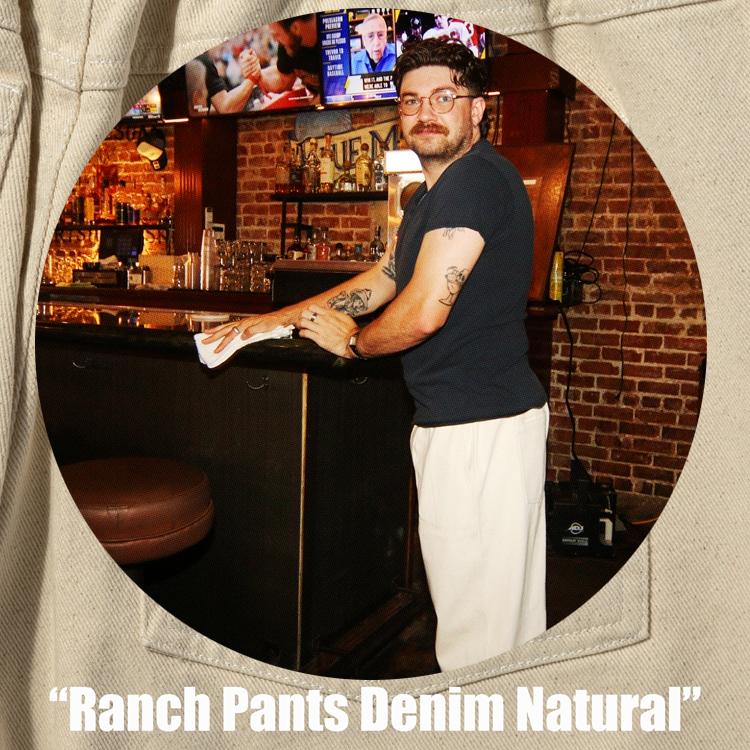 COOKMAN（クックマン） Ranch Pants Denim Natural ランチパンツ