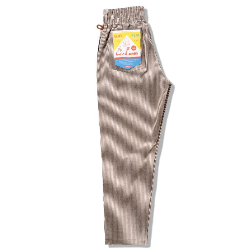 COOKMAN（クックマン） Chef Pants Hickory Brown シェフパンツ