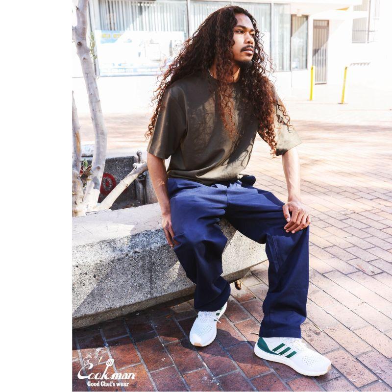 COOKMAN（クックマン） Heritage Wide Pants Heavy Twill Navy