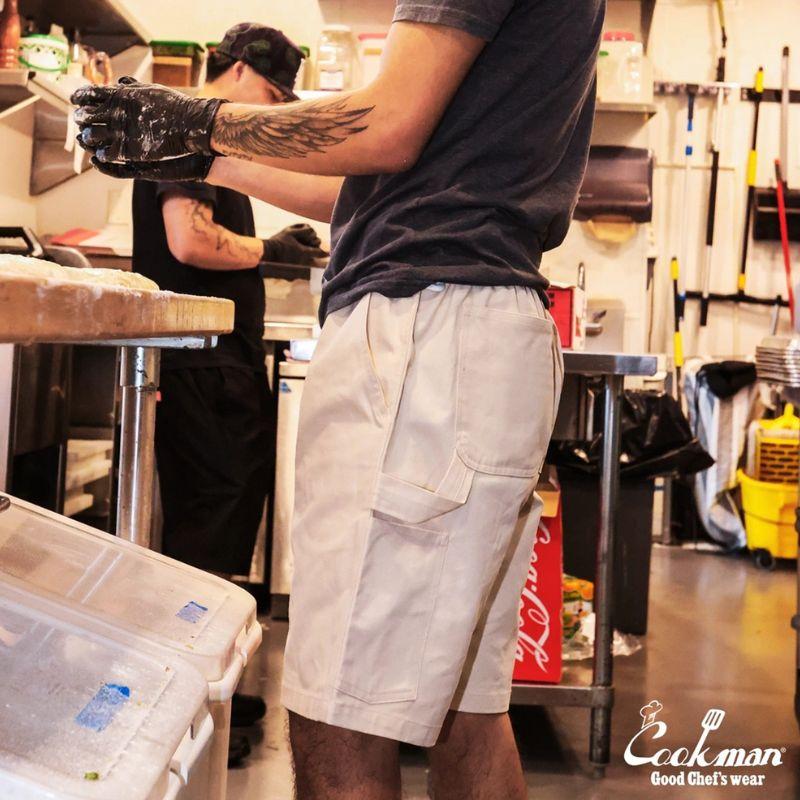COOKMAN（クックマン） Carpenter's Pants Short Heavy twill Cream