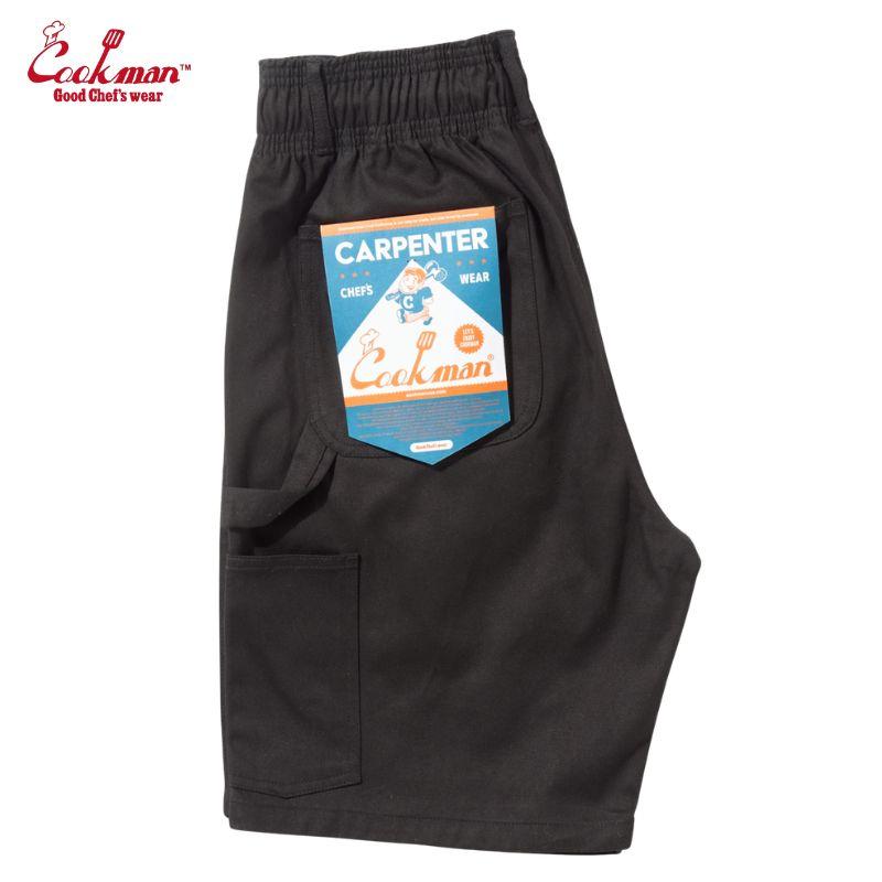 COOKMAN（クックマン） Carpenter's Pants Short Heavy twill Black
