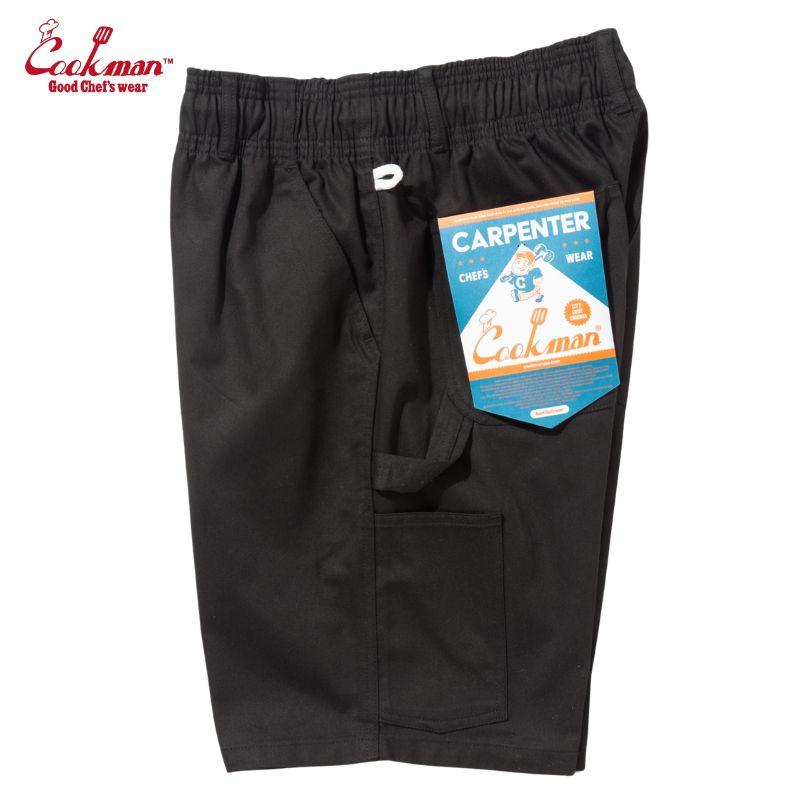 COOKMAN（クックマン） Carpenter's Pants Short Heavy twill Black