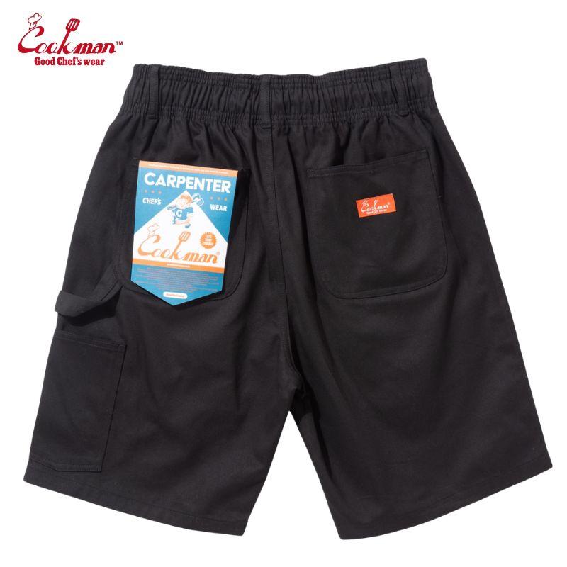 COOKMAN（クックマン） Carpenter's Pants Short Heavy twill Black