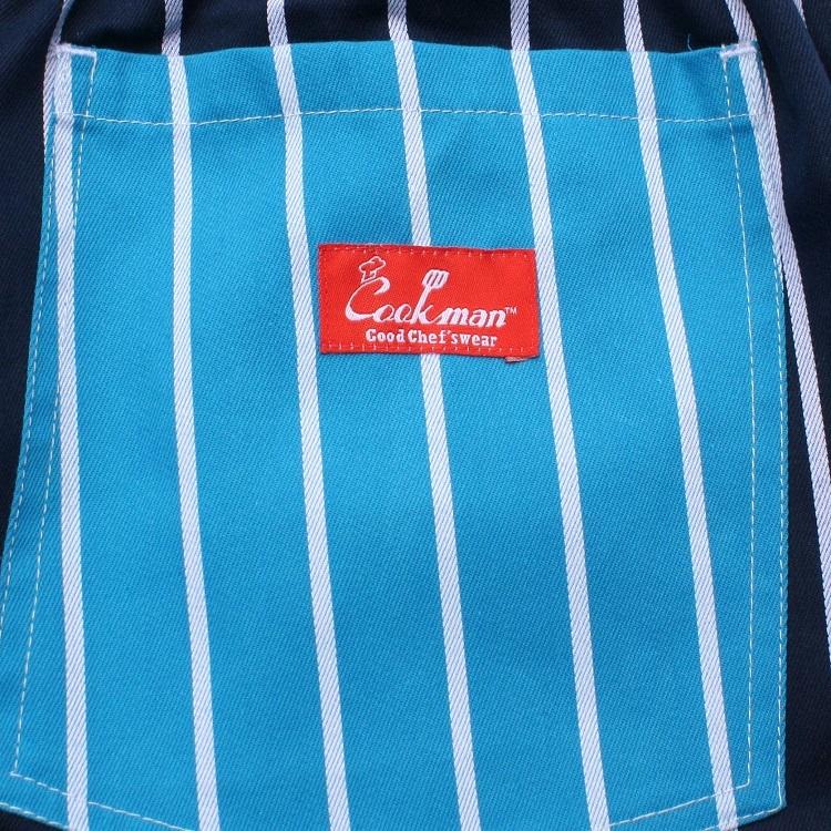 COOKMAN（クックマン） Chef Pants Short Stripe Gold シェフパンツ