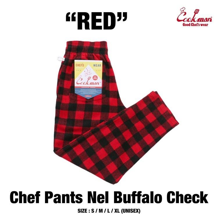 ✨美品✨KAPITAL　日本製　レッドチェックアミッシュパンツ　日本製　サイズ0 COOKMAN（クックマン） Chef Pants Nel Buffalo Check Red シェフ