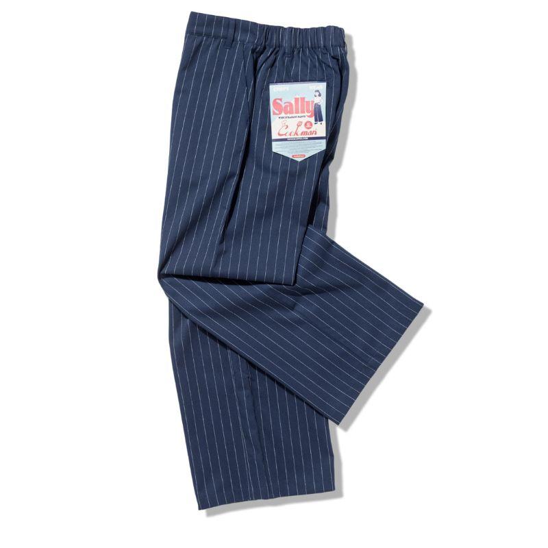 COOKMAN（クックマン） Chef Pants Sally Pants Pin Stripe Navy