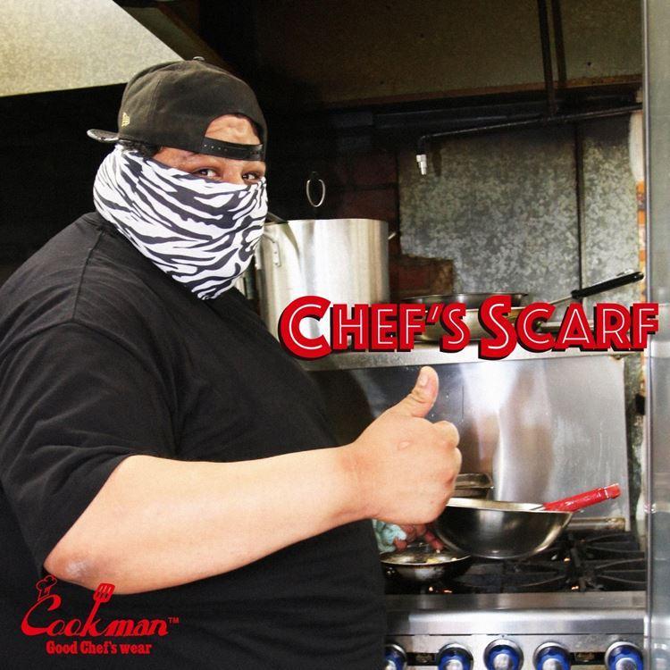 COOKMAN クックマン Chef's Scarf Zebra シェフズスカーフ  ゼブラ チューブ マスク UVカット 233-01928｜motobluez-store｜09