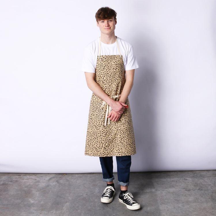 COOKMAN（クックマン） Long Apron Leopard ロングエプロン レオパード