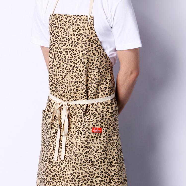 COOKMAN（クックマン） Long Apron Leopard ロングエプロン レオパード