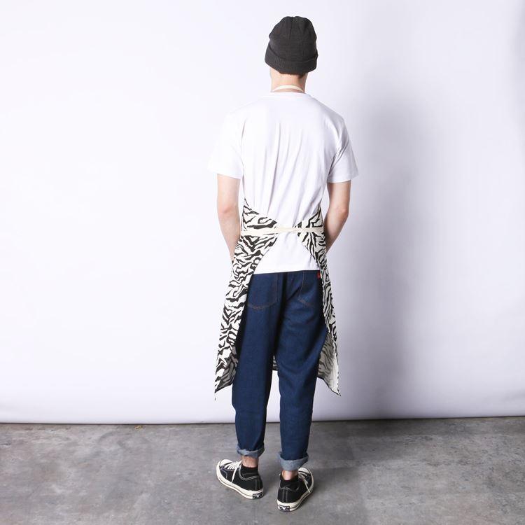 COOKMAN クックマン Long Apron Zebra ロングエプロン ゼブラ COOKMAN クックマン Long Apron Zebra ロングエプロン ゼブラ