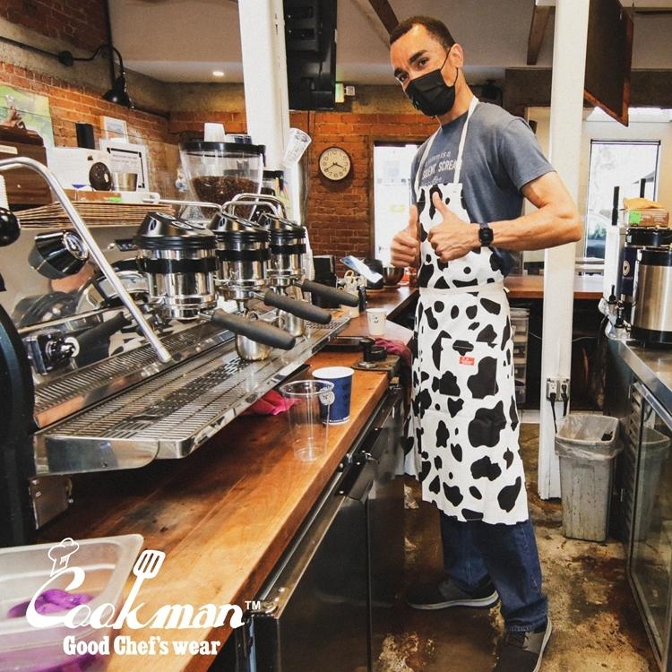 COOKMAN（クックマン） Long Apron Cow ロングエプロン カウ 牛柄 233