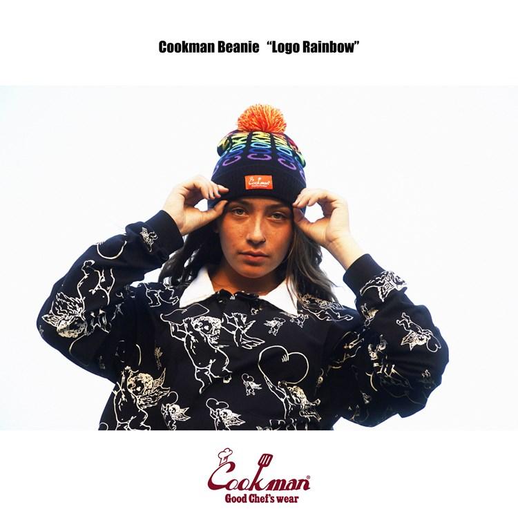 COOKMAN（クックマン） Beanie Logo Rainbow ビーニー ロゴレインボー