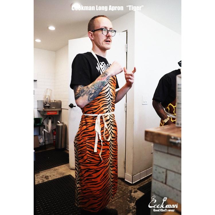 COOKMAN（クックマン） Long Apron Tiger ロングエプロン タイガー 233