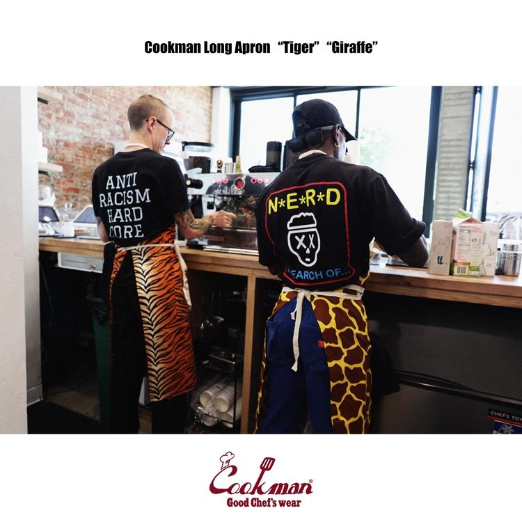 COOKMAN クックマン Long Apron Giraffe ロングエプロン ジラフ 233-32908 キリン柄｜motobluez-store｜08