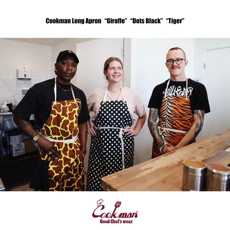 COOKMAN クックマン Long Apron Giraffe ロングエプロン ジラフ 233-32908 キリン柄｜motobluez-store｜09