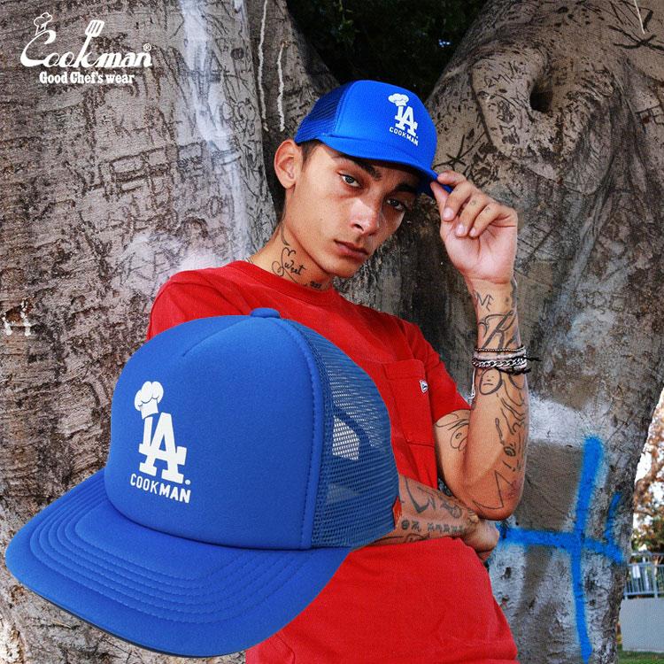 COOKMAN（クックマン） Mesh Cap Chef Hat LA Blue メッシュ キャップ
