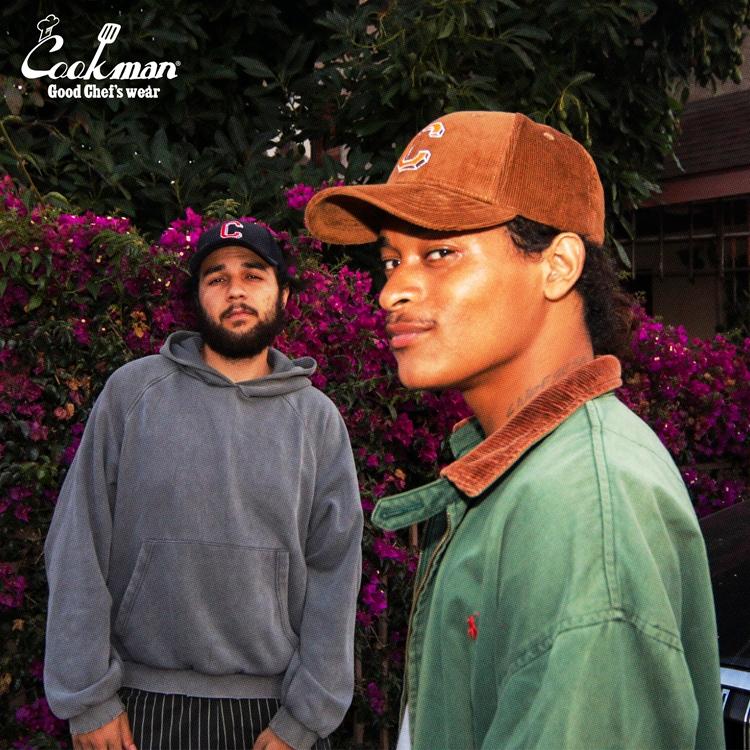 COOKMAN（クックマン） Curve Brim Cap Corduroy Black ベースボール