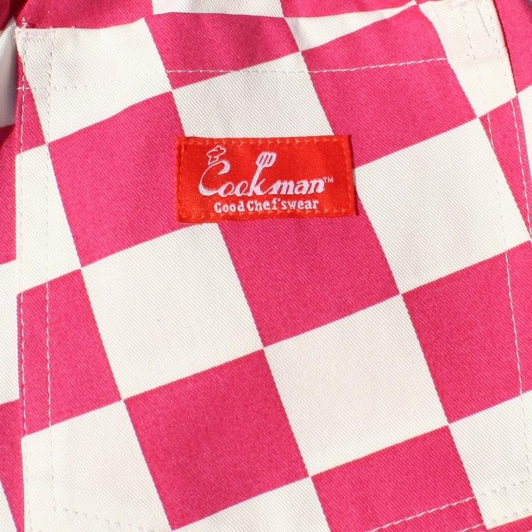 COOKMAN クックマン Chef Pants Checker Pink Kids Size シェフパンツ チェック ピンク キッズ ロング