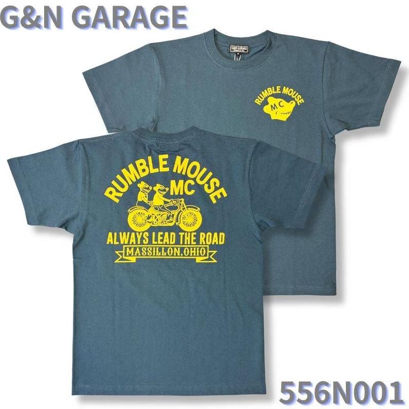 G&NGARAGE】 RUMBLE MOUSE ランブルマウス 半袖 Tシャツ │カラー