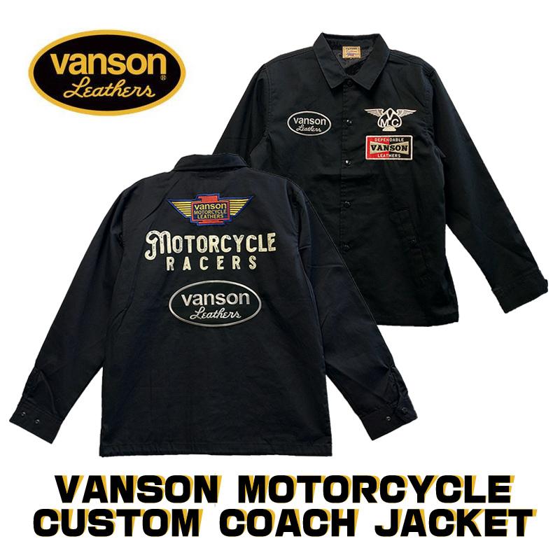 VANSON VANSON バンソン コーチジャケット|ポリコットン VANSON VANSON バンソン コーチジャケット|ポリコットン