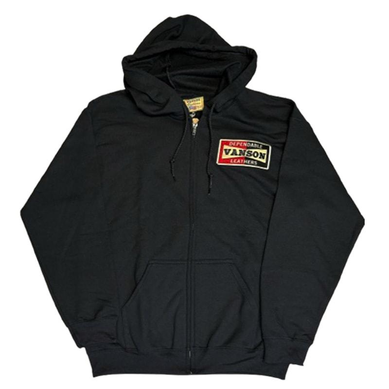 Chevon パーカー　サイズXL VANSON バンソン 裏微起毛ジップアップパーカー カスタムジップ