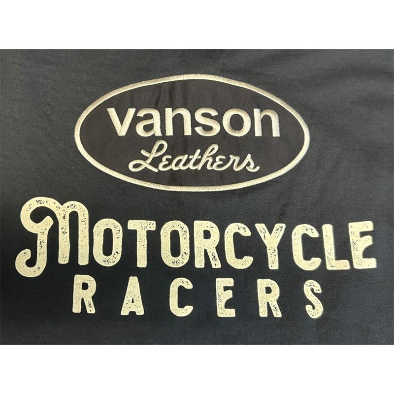 VANSON（バンソン） 裏微起毛ジップアップパーカー カスタムジップ