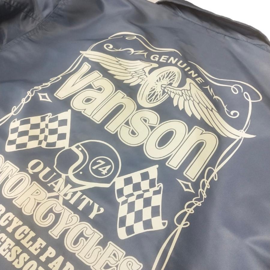 VANSON バンソン モトブルーズ別注 COACH JACKET コーチジャケット