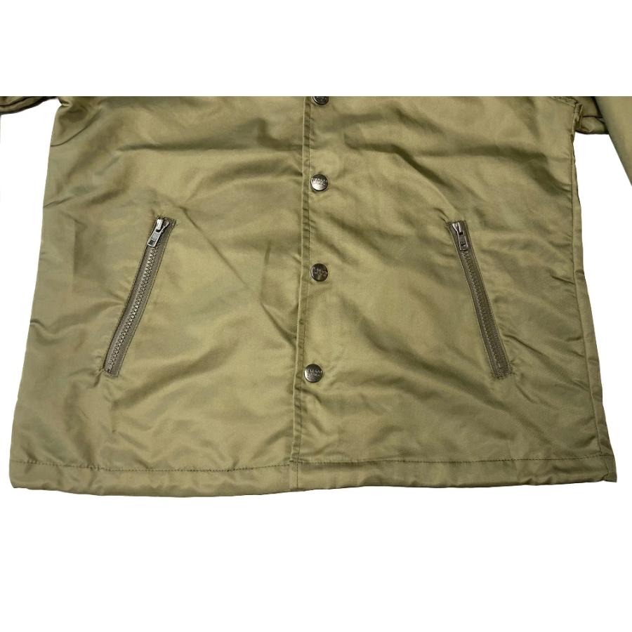 VANSON MOTOBLUEZ別注 ナイロンコーチジャケット オリーブ VANSON バンソン モトブルーズ別注 COACH JACKET コーチジャケット