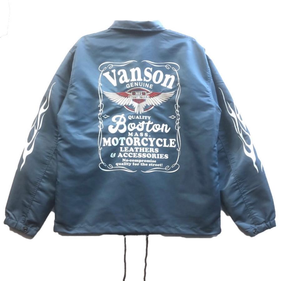 VANSON バンソン モトブルーズ別注 COACH JACKET コーチジャケット
