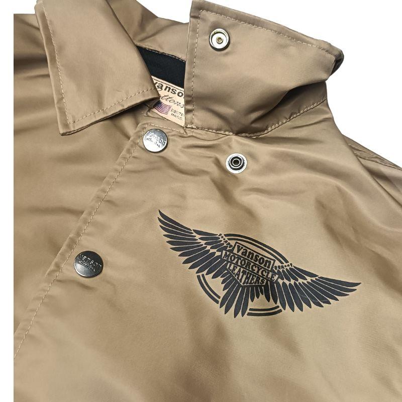 VANSON バンソン モトブルーズ別注 COACH JACKET コーチジャケット