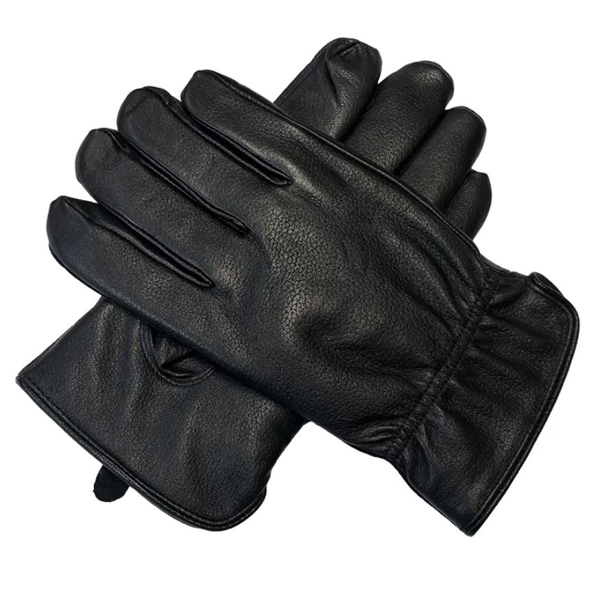 HEAVY 【売り切り特価】 鹿革シンサレートグローブ ブラック｜モト