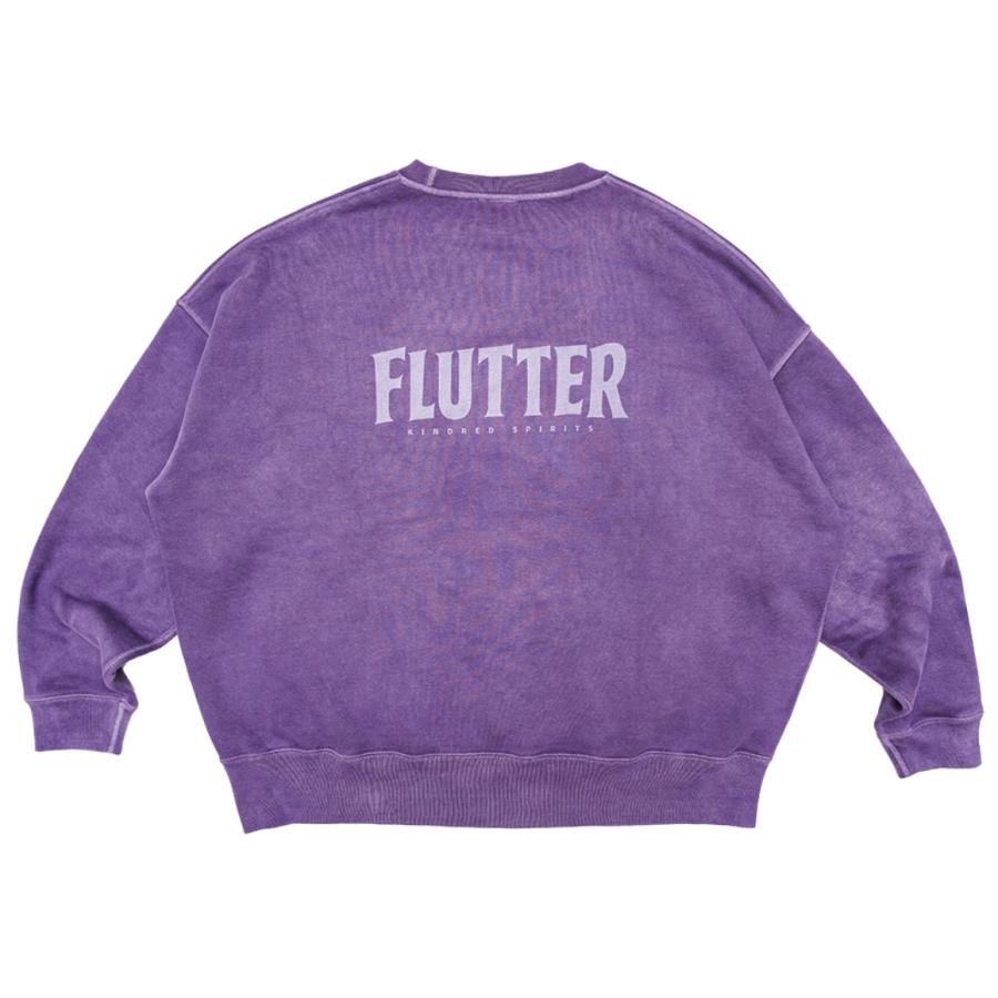 FLUTTER フラッター Pigment Dye B/S OG logo Sweat [FL004-4-LOGO