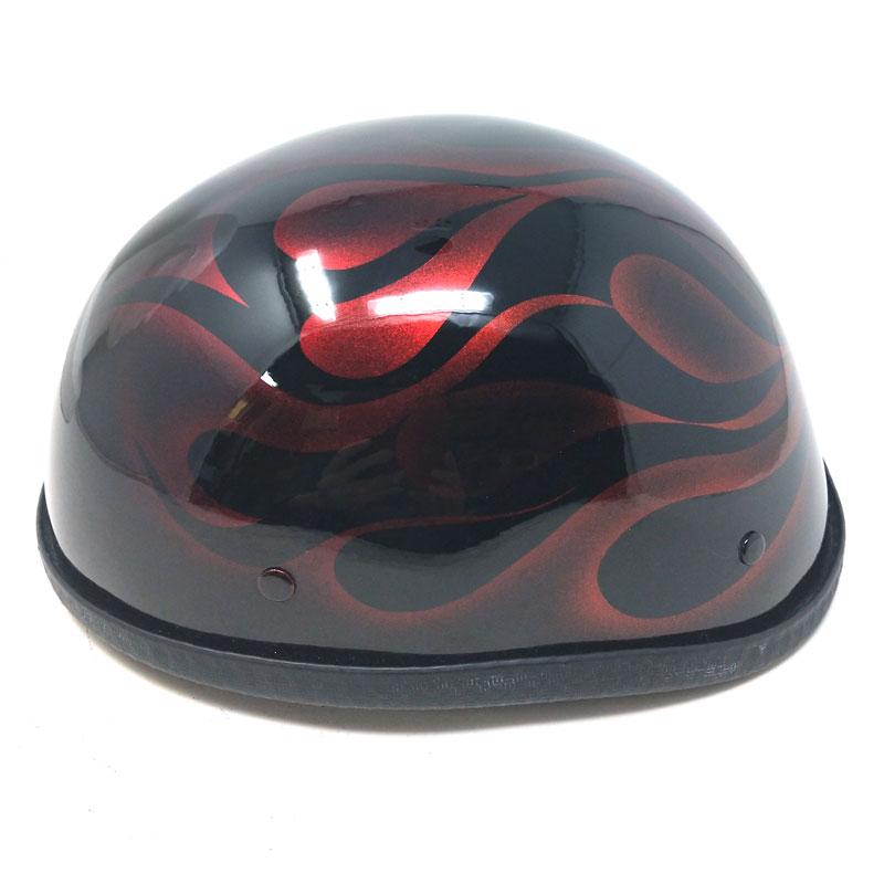 送料無料！装飾用ハーフヘルメット（イーグル） FLAME-CANDY RED