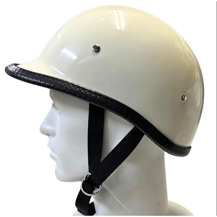 ジョッキーヘルメット JOCKEY HALF HELMET ジョッキーハーフヘルメット アイボリー
