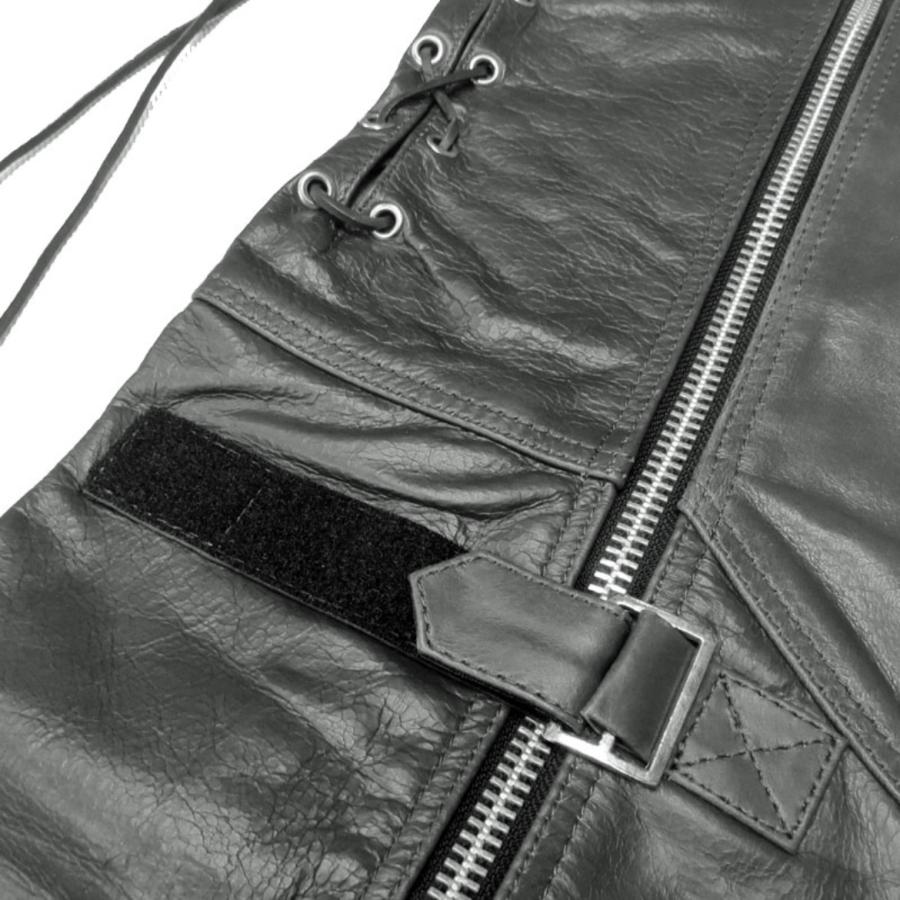 HEAVY 【50％OFF】 レザー ハングチャップス プレーン ガーター