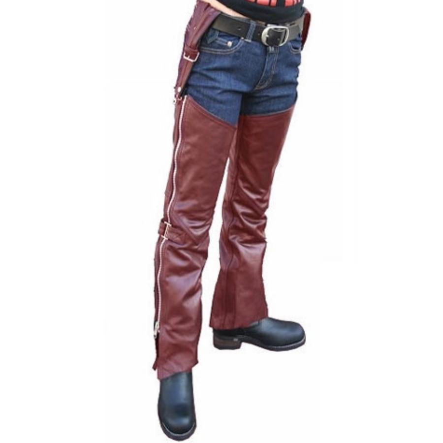 HEAVY レザー ハングチャップス プレーン ガーターチャップス